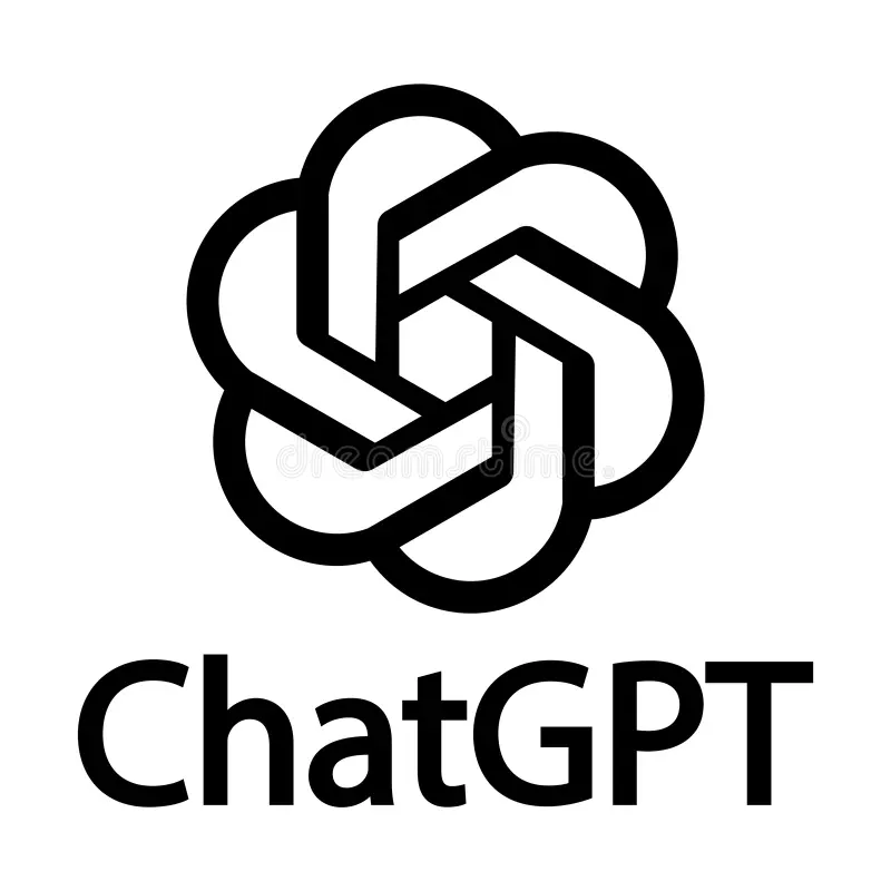 The ChatGPT logo above the word ChatGPT